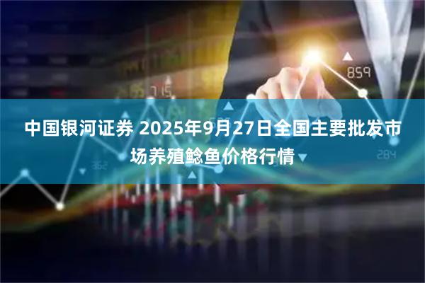 中国银河证券 2025年9月27日全国主要批发市场养殖鲶鱼价格行情