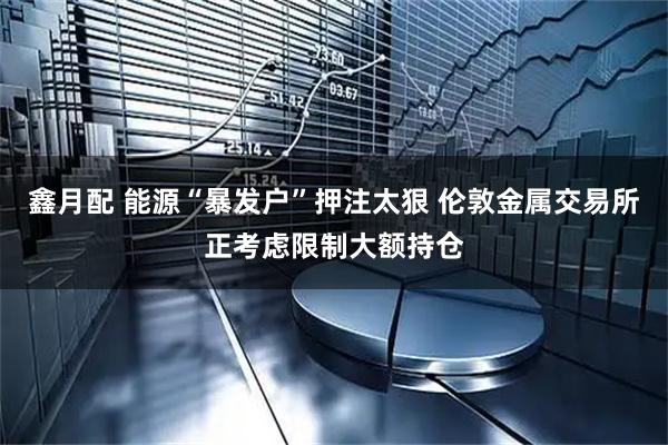 鑫月配 能源“暴发户”押注太狠 伦敦金属交易所正考虑限制大额持仓